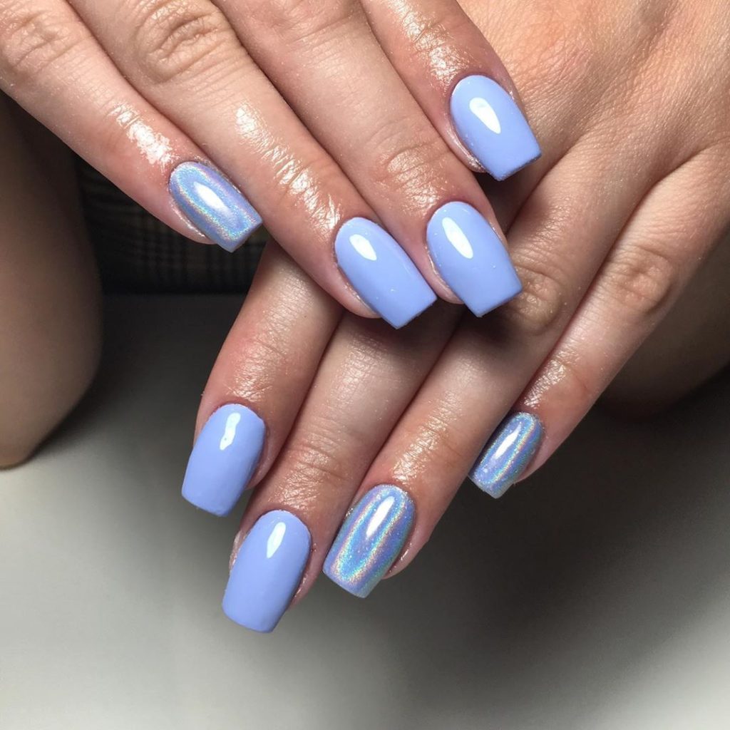 [UPDATED] 55 Blissful Baby Blue Acrylic Nails