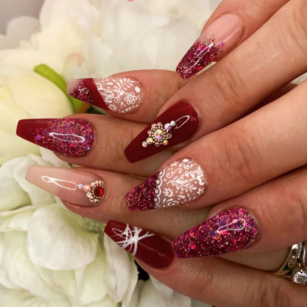 [UPDATED] 30+ Bold Red Acrylic Nail Design Ideas