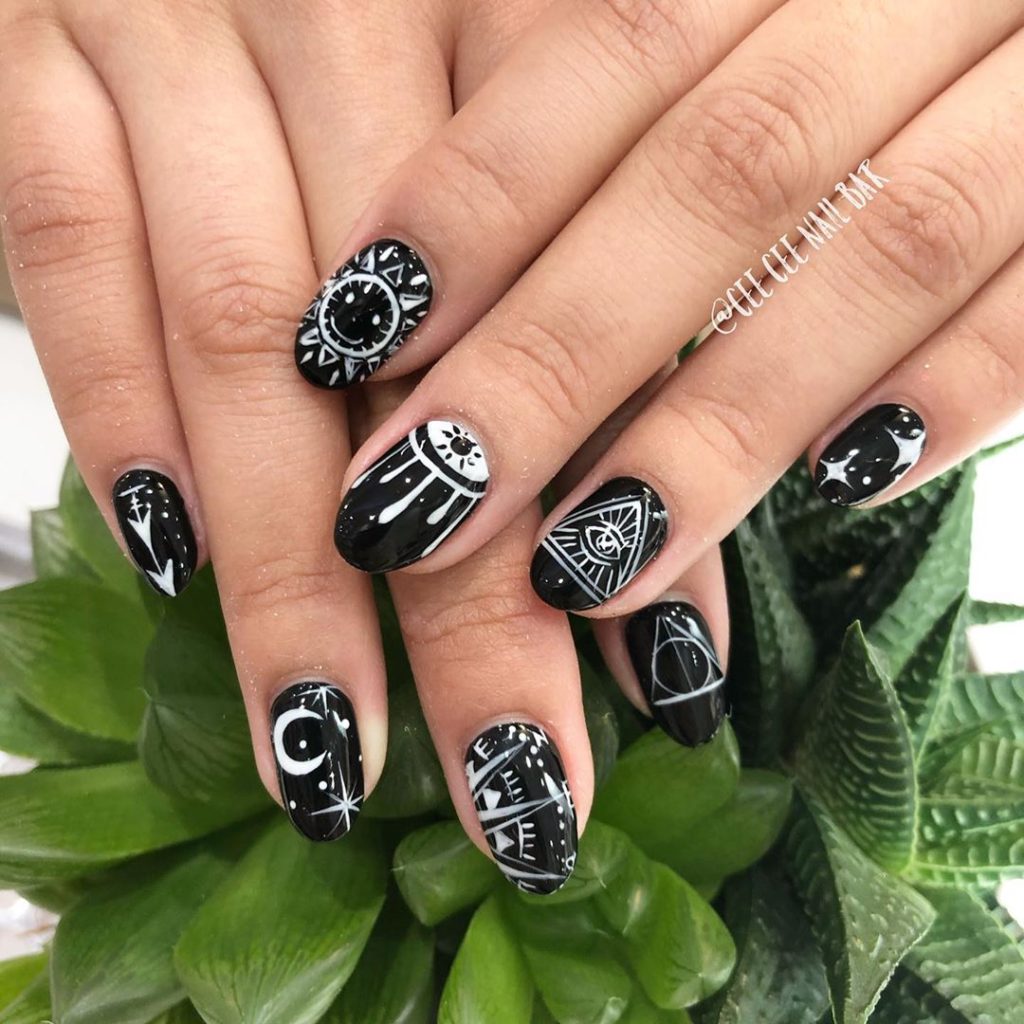 [UPDATED] 45+ Detailed Astrology Nails Designs