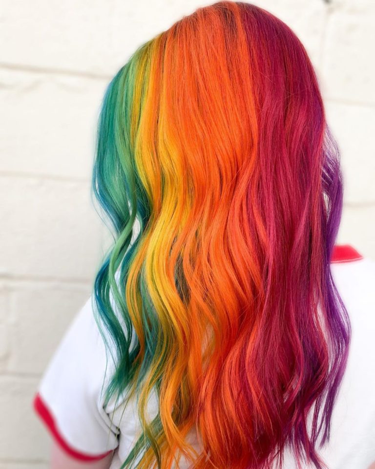Updated 45 Ways To Rock Rainbow Hair 