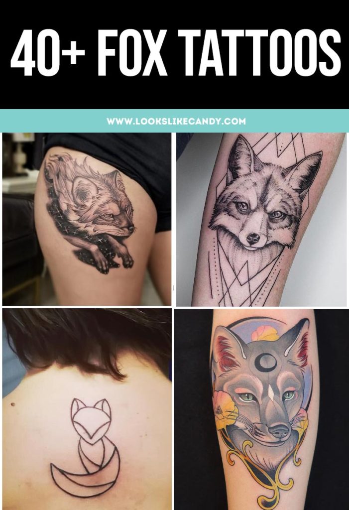 Cat Geometric Tattoo Images